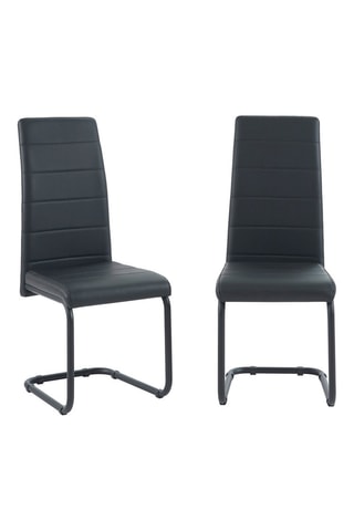 2 chaises Mara Noir