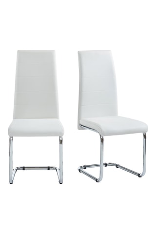 2 chaises Mara 
Blanc