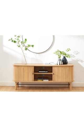 Meuble TV 2 portes Ernest - Naturel