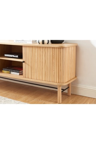 Meuble TV 2 portes Ernest - Naturel
