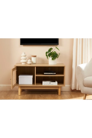 Meuble TV 1 porte Helena - Naturel