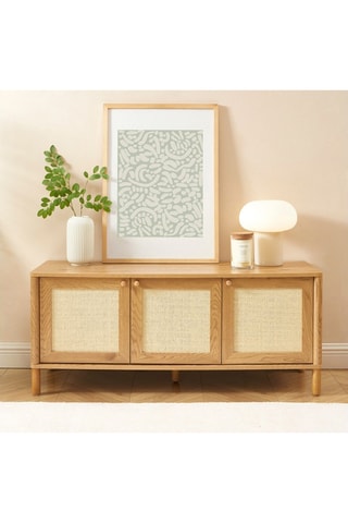 Meuble TV 3 portes Haida - 120 x 50 x 39,5