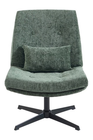 Fauteuil Aton - Vert - En polyester 