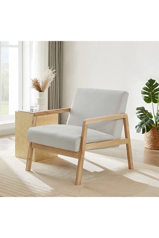 Fauteuil Bonifacio Gris clair