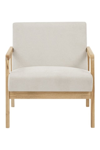Fauteuil Bonifacio - Beige - Tissu