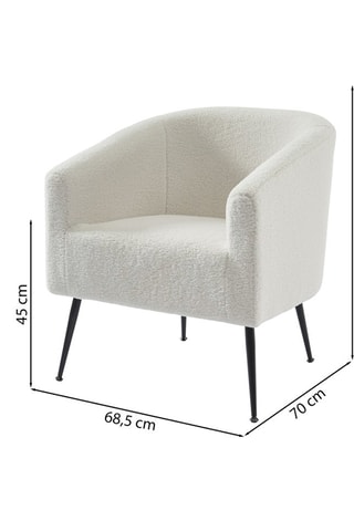 Fauteuil Tommy Blanc