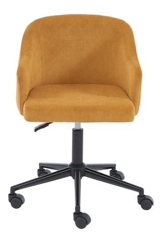 Fauteuil de bureau à roulettes Barnabe - 58,5 x 78/91,5 x 51 cm