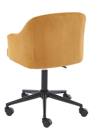 Fauteuil de bureau à roulettes Barnabe - 58,5 x 78/91,5 x 51 cm