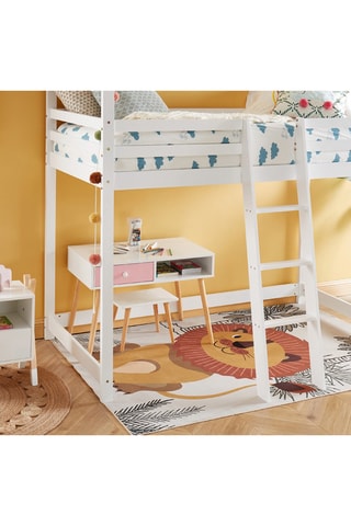 Lit mezzanine enfant Tini - Blanc