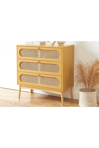 Commode 3 tiroirs Sixtine - Naturel