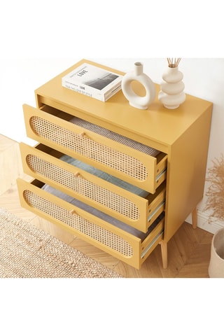 Commode 3 tiroirs Sixtine - Naturel