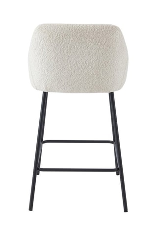 2 chaises de bar Nils - Blanc