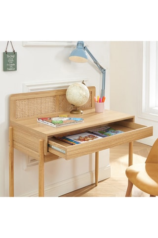 Bureau 1 tiroir Pablo - Imitation bois