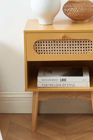 Table de chevet Sixtine - Jaune safran