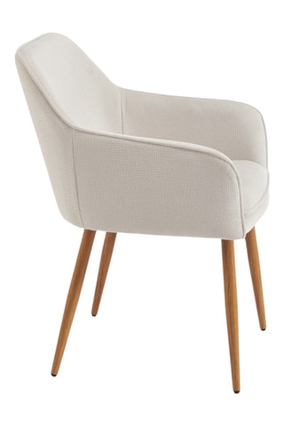 2 fauteuils Kalli - Ecru - En polyester 