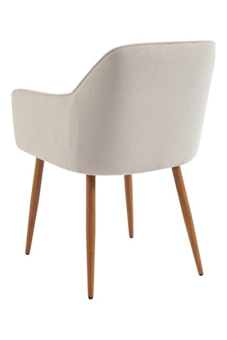 2 fauteuils Kalli - Ecru - En polyester 