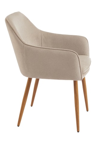 2 fauteuils Kalli - Taupe - En polyester 