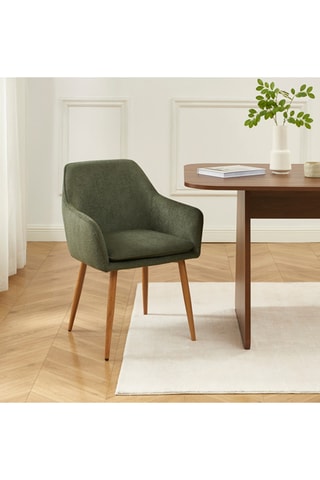 2 fauteuils Kalli - Vert - En polyester 