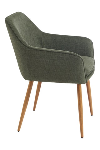 2 fauteuils Kalli - Vert - En polyester 