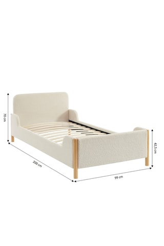 Lit avec sommier Ari - Couchage 90 x 190 cm