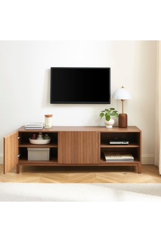 Meuble TV 2 portes Orca - 140 x 47,5 x 36 cm