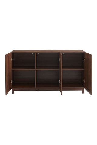 Buffet 3 portes en bois d'hévéa  Haria - 140 x 80 x 41 cm