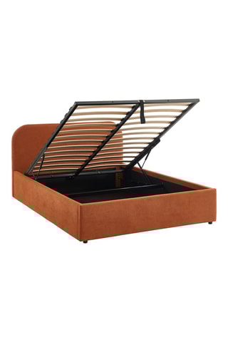 Lit-coffre avec sommier Moka - Couchage 140 x 190 cm