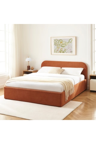 Lit-coffre avec sommier Moka - Couchage 160 x 200 cm