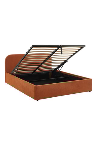 Lit-coffre avec sommier Moka - Couchage 160 x 200 cm