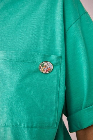 Broche Lateco - Wit en Geel 
