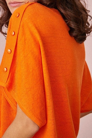 Top en lin Dixone - Orange
