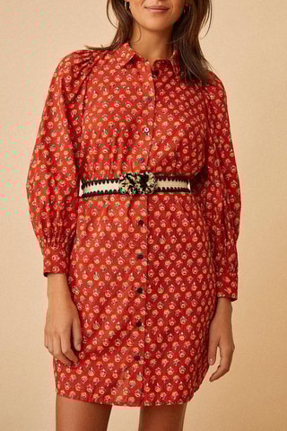 Robe chemise Elnido - Rouge brique
