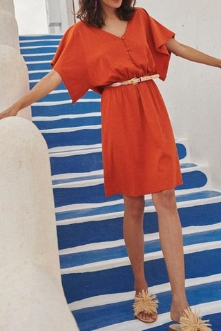 Robe patineuse Zaemino - Orange