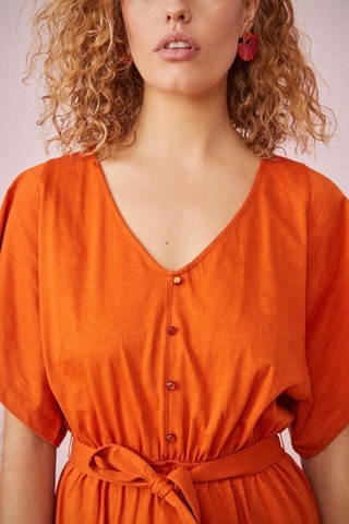 Robe patineuse Zaemino - Orange