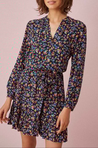 Robe patineuse Sylvine - Bleu marine