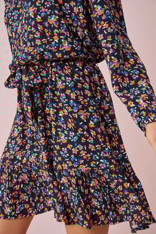 Robe patineuse Sylvine - Bleu marine