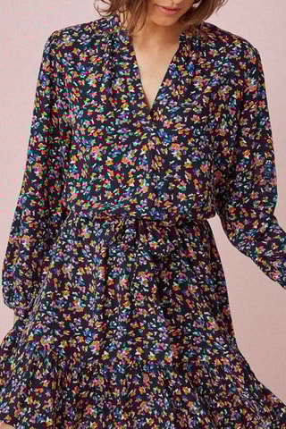 Robe patineuse Sylvine - Bleu marine