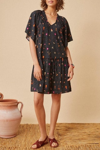 Robe taille basse Tigrou - Noir