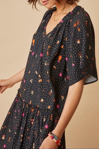 Robe taille basse Tigrou - Noir