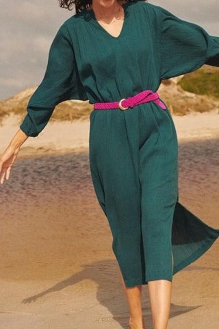 Robe Rubis - Bleu canard