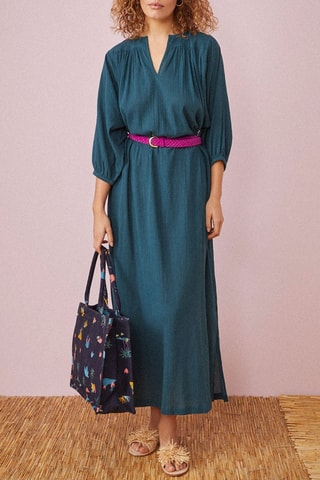Robe Rubis - Bleu canard