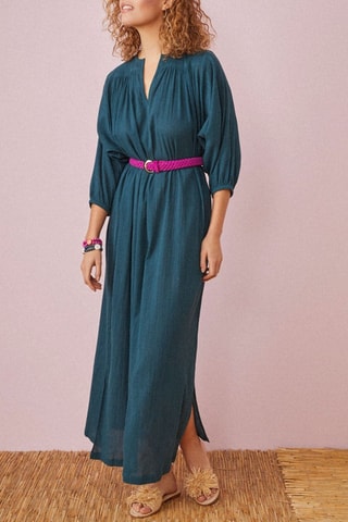 Robe Rubis - Bleu canard