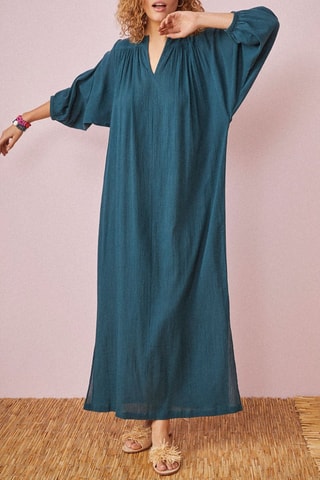 Robe Rubis - Bleu canard