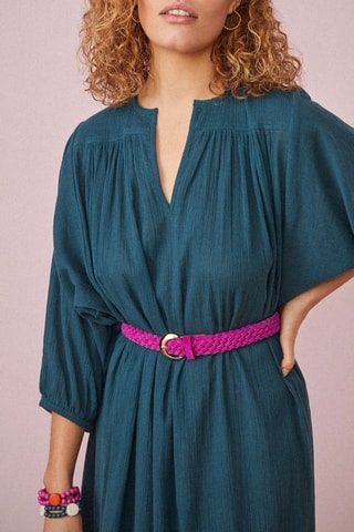 Robe Rubis - Bleu canard