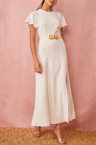 Robe midi Savoli - Écru
