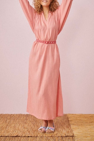 Robe longue Rubis - Rose