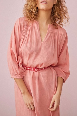 Robe longue Rubis - Rose