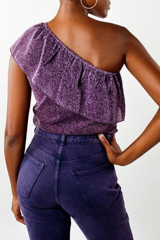 Top asymétrique Jori - Violet