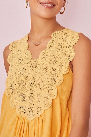 Robe midi Rubinata - Safran