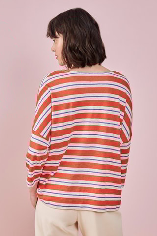 T-shirt en lin Hazia - Orange